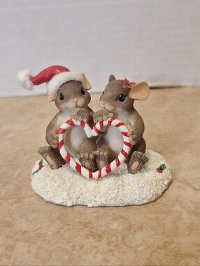 Fitz & Floyd Charming Tails 'Christmas Is Sweeter With You' Figurine #98/354
